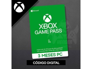 GAME PASS PC 3 MESES
